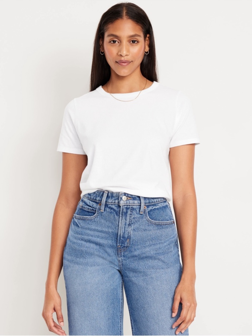 Old Navy EveryWear Crew-Neck T-Shirt Calla lily white